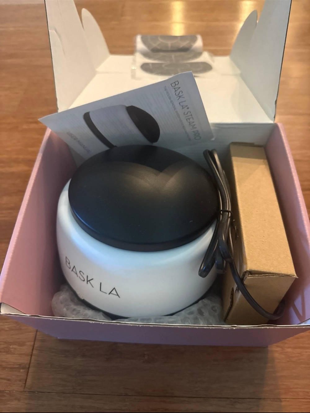 Bask La Steam Pro Polish Remover Steamer Device- White and Black